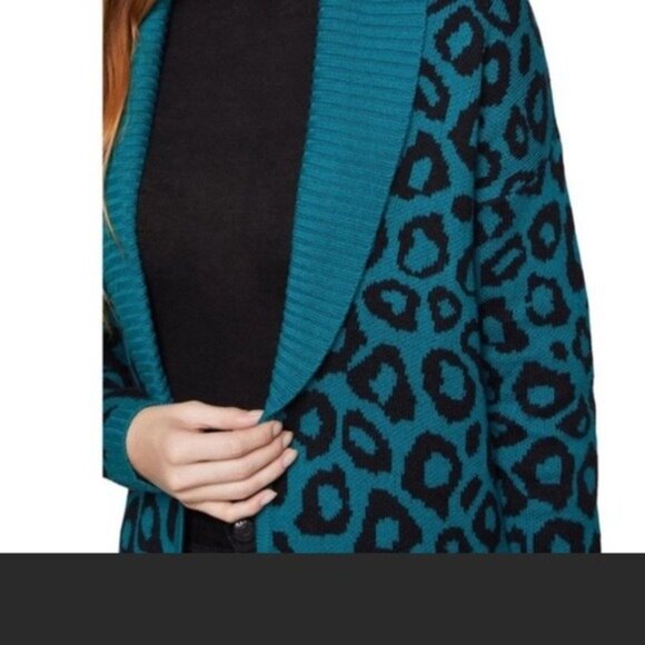 NWT BCBGeneration womans leapord Cardigan XS - Picture 7 of 10